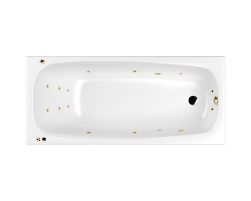 Акриловая ванна Whitecross Layla 180x80 с гидромассажем