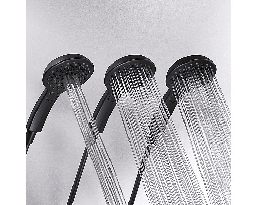 Душевая система AM.PM Inspire V2.0 F0750A422 с термостатом Черная матовая