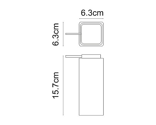 Дозатор для жидкого мыла WasserKRAFT Paar K-4299 Черный