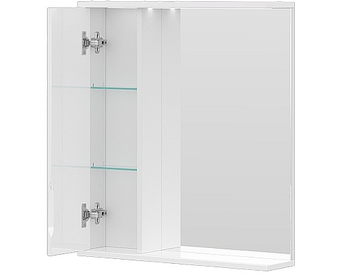 Зеркало со шкафом Volna Joli 60 L zsJOLI60.L-01 с подсветкой Белое