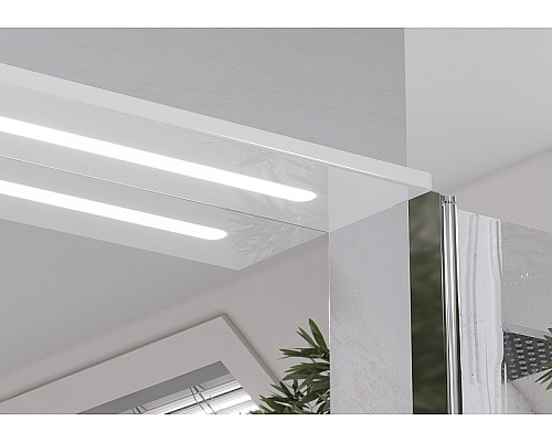 Зеркало со шкафом Volna Joli 60 L zsJOLI60.L-01 с подсветкой Белое