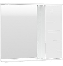 Зеркало со шкафом Volna Joli 80 R zsJOLI80.R-01 с подсветкой Белое