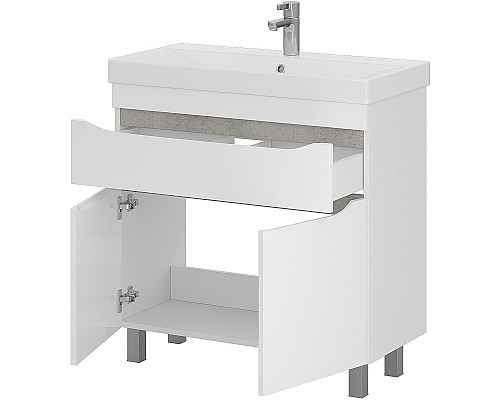 Тумба под раковину Volna Lake 70.2D.1Y tnLAKE70.2D.1Y-01 Белая