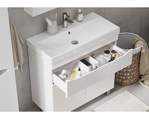 Тумба под раковину Volna Lake 70.2D.1Y tnLAKE70.2D.1Y-01 Белая