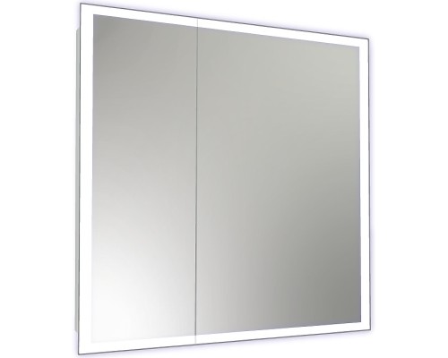 Зеркальный шкаф Reflection Cube 800х800 RF2213CB с подсветкой Белый матовый