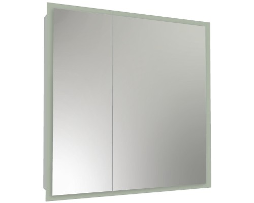 Зеркальный шкаф Reflection Cube 800х800 RF2213CB с подсветкой Белый матовый