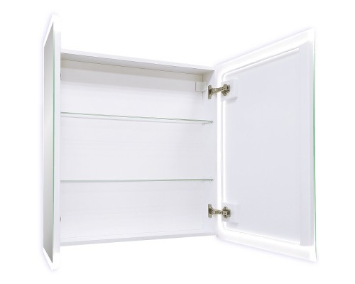 Зеркальный шкаф Reflection Cube 800х800 RF2213CB с подсветкой Белый матовый