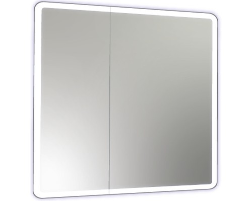 Зеркальный шкаф Reflection Chill 800х800 RF2315CH с подсветкой Белый матовый