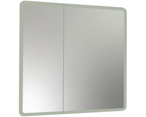 Зеркальный шкаф Reflection Chill 800х800 RF2315CH с подсветкой Белый матовый