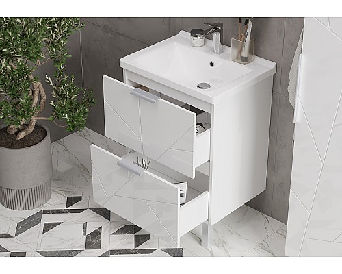Тумба под раковину Volna Twing 80.2Y tnTWG80.2Y-01 Белая