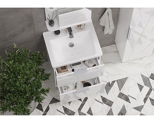 Тумба под раковину Volna Twing 80.2Y tnTWG80.2Y-01 Белая