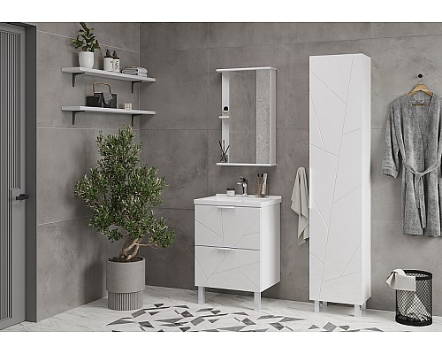 Тумба под раковину Volna Twing 80.2Y tnTWG80.2Y-01 Белая