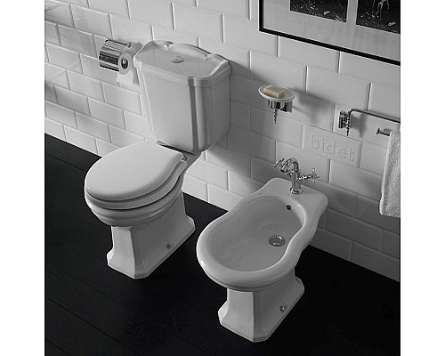 Унитаз компакт Globo Paestum PA004.BI без бачка и сиденья