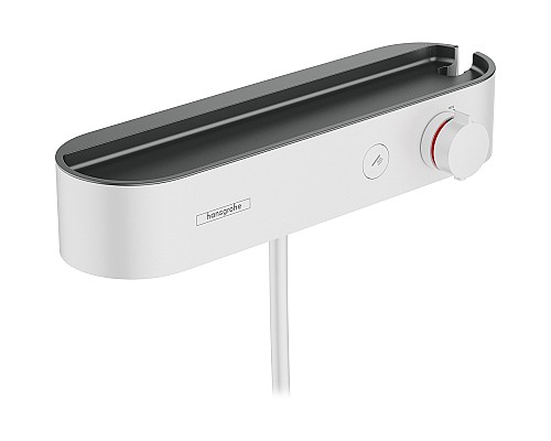 Смеситель для душа Hansgrohe ShowerTabletSelect 400 24360700 с термостатом Белый матовый