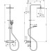 Душевая система Hansgrohe Vernis Shape Showerpipe 240 1jet с термостатом Черный матовый