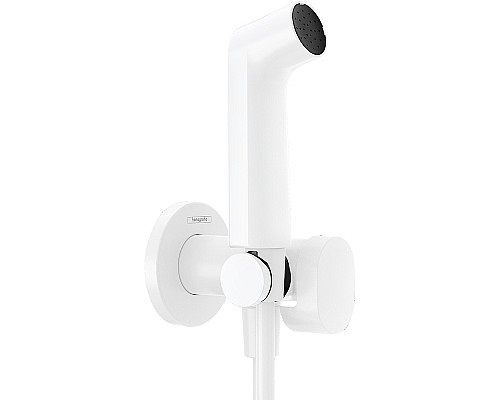 Гигиенический душ со смесителем Hansgrohe Bidette 29232700 Белый матовый