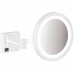 Косметическое зеркало Hansgrohe AddStoris с подсветкой с увеличением Белое матовое