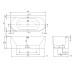 Квариловая ванна Villeroy&Boch Oberon 2.0 180x80 UBQ180OBR9CD00V-01 без гидромассажа