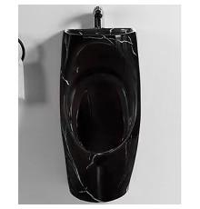 Писсуар CeramaLux X573B-P подвесной Черный глянцевый