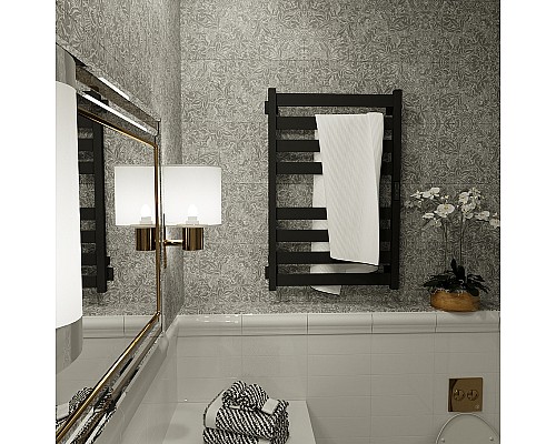 Электрический полотенцесушитель Altasan Ронда 5 Проф 80х50 Ронда5Проф8050ЧМ Черный муар