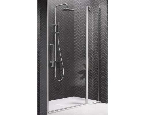 Душевая дверь Novellini Young 120 Y22P117-1K профиль Хром стекло прозрачное