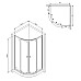 Душевой уголок AM.PM X-Joy Twin Slide 90х90 W88G-205-090BT64 профиль Черный матовый стекло прозрачное