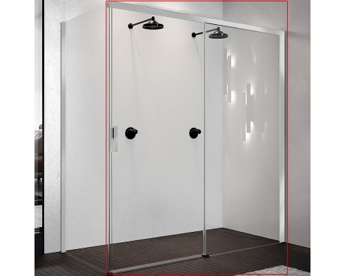 Душевая дверь Novellini Opera 120 R OPEPH119D-1K профиль Хром стекло прозрачное