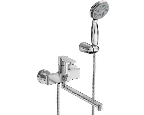 Смеситель для ванны Lemark Aura LM0651CH универсальный Хром