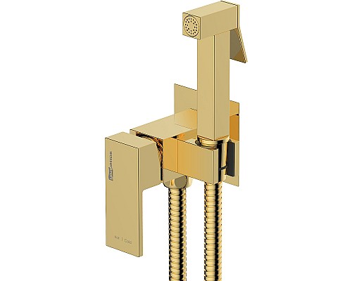 Гигиенический душ со смесителем WasserKRAFT A71738 Золото глянцевое