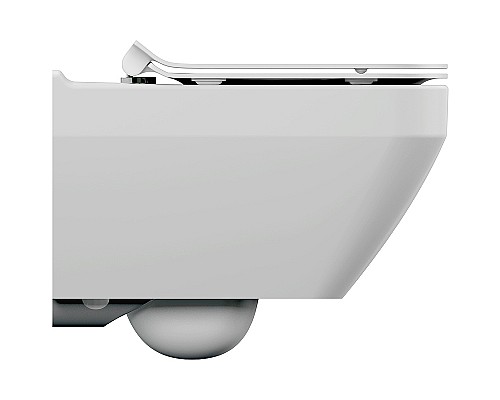 Комплект унитаза с инсталляцией Cersanit Crea 64443 с сиденьем Микролифт и клавишей смыва Хром глянцевый