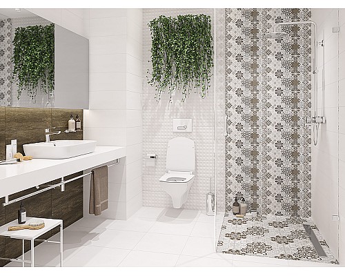 Комплект унитаза с инсталляцией Cersanit Carina 64440 с сиденьем Микролифт и клавишей смыва Хром матовый