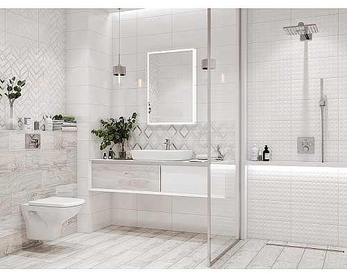 Комплект унитаза с инсталляцией Cersanit Carina 64440 с сиденьем Микролифт и клавишей смыва Хром матовый