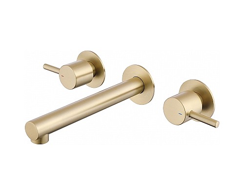 Смеситель для раковины Abber Emotion AF88121G Золото матовое