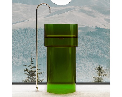 Раковина Abber Kristall 45 AT2701Emerald Зеленая