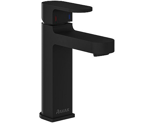 Смеситель для раковины Ravak Chrome CR 014.20BL X070428 Черный матовый