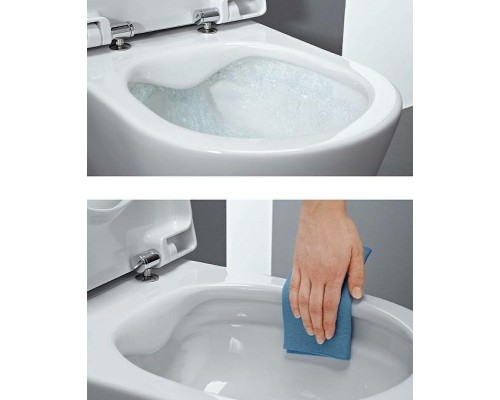 Комплект унитаза с инсталляцией Laufen Pro Rimless ПЭК Z.RU93.0.761.6 с сиденьем Микролифт и Белой клавишей смыва