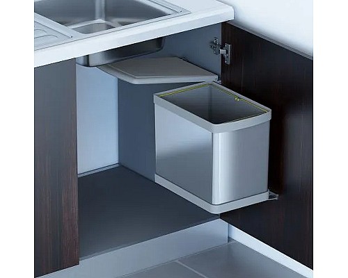 Ведро для мусора Alveus Albio 16L 224311 Хром