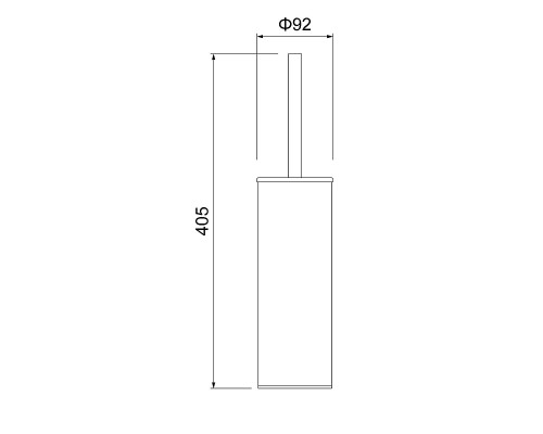 Ершик для унитаза Timo Saona 13161/00 Хром