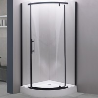 Душевой уголок Esbano ESD-7015B 90x90 профиль Черный матовый стекло прозрачное