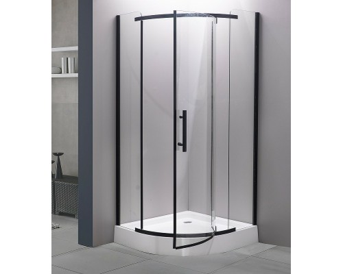 Душевой уголок Esbano ESD-7015B 90x90 профиль Черный матовый стекло прозрачное