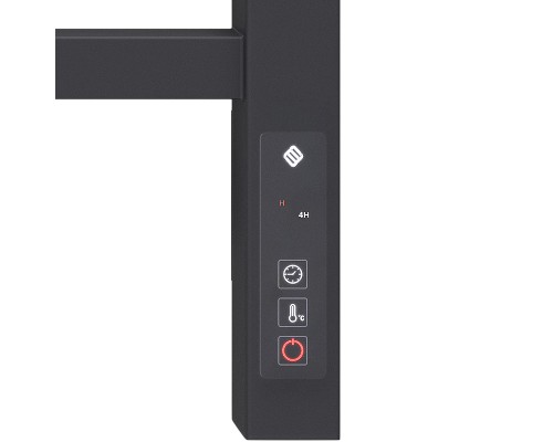 Электрический полотенцесушитель Terminus Ватикан П8 500х800 КС 9005 4670078527554 Черный матовый