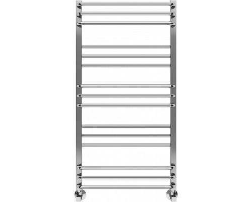 Водяной полотенцесушитель Terminus Соренто П15 500х1000 4670078530844 Хром, нижнее подключение, G 1/2" ВР, с комплектом вентилей