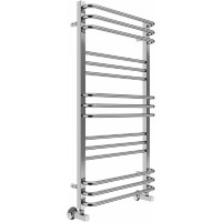 Водяной полотенцесушитель Terminus Соренто П15 500х1000 4670078530844 Хром, нижнее подключение, G 1/2" ВР, с комплектом вентилей