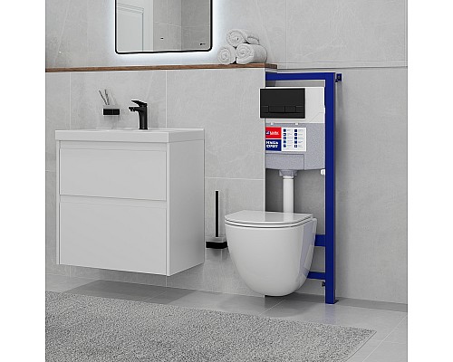 Инсталляция Lemark Peneda Expert 9812002 для унитаза без клавиши смыва