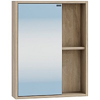 Зеркальный шкаф СанТа Прима 50 700343 Дуб светлый