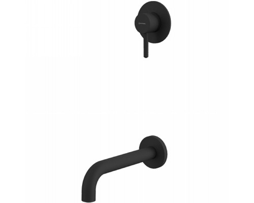 Смеситель для ванны Whitecross Y black YSET03BL Черный матовый