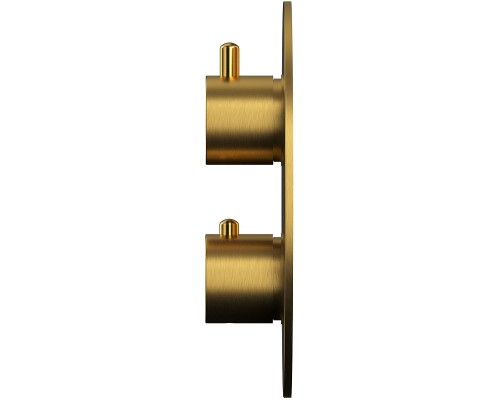 Смеситель для душа Whitecross Y brushed gold Y1236GLB с термостатом Брашированное золото