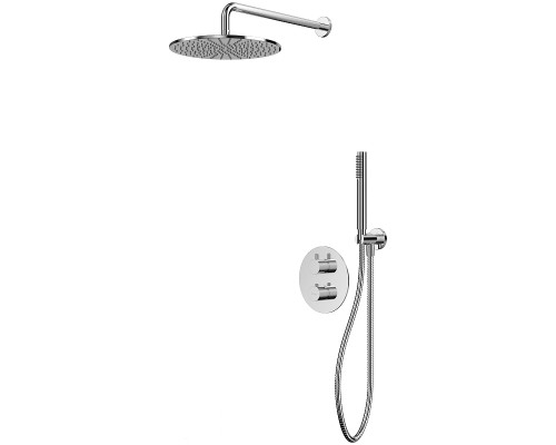 Душевая система Whitecross Y chrome YSET08CR с термостатом Хром