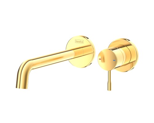Смеситель для раковины Teska Atlas E5707 Золото