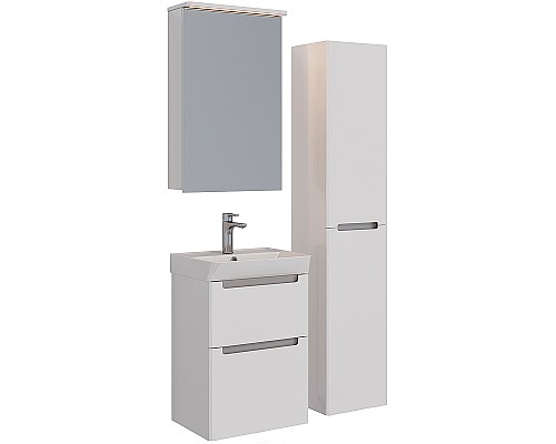 Тумба под раковину Lemark Buno 50 LM04B50T подвесная Белый глянец